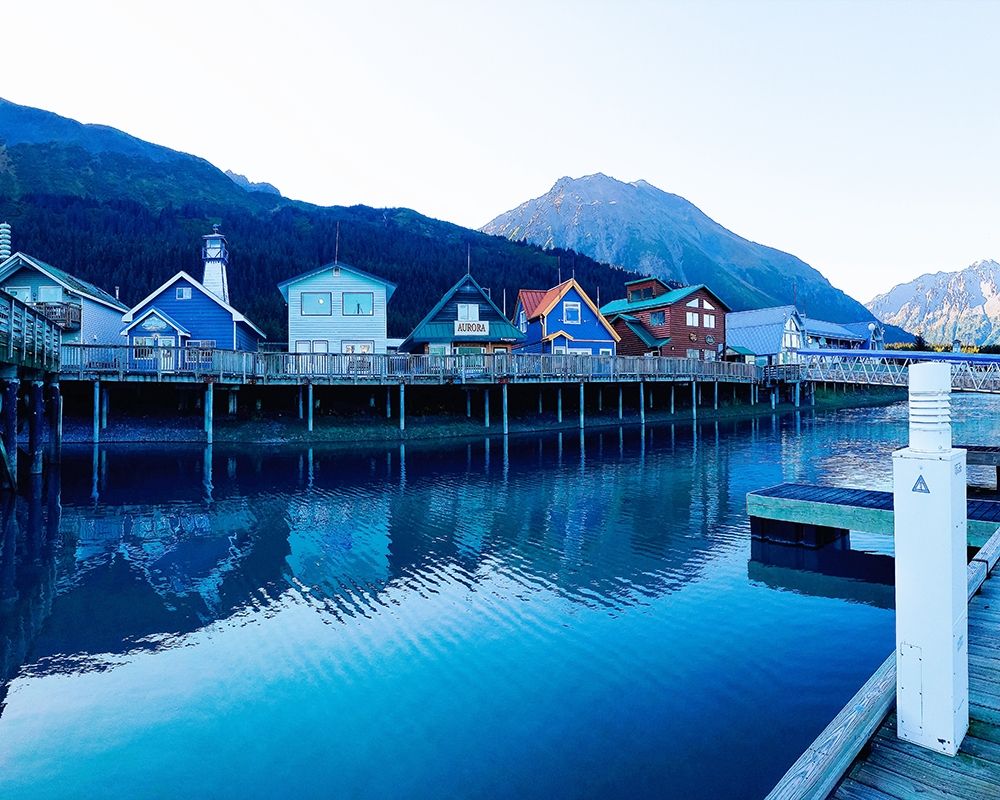 Alaskan Fish Town art print by Kali Wilson for $57.95 CAD