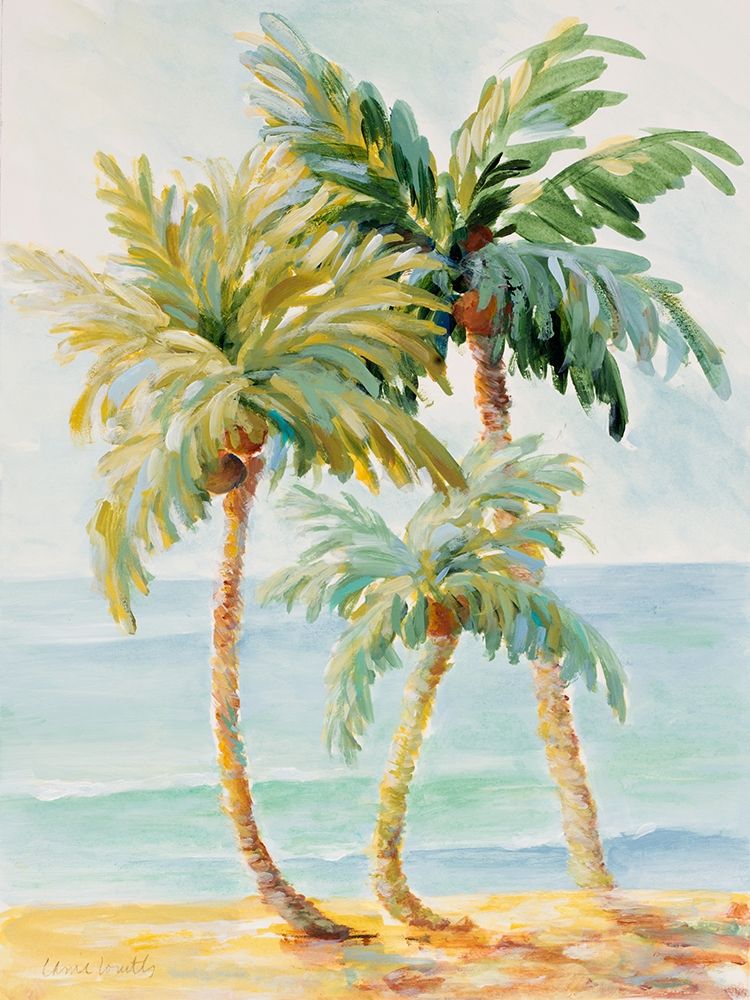 Palms In Paradise I art print by Lanie Loreth for $57.95 CAD