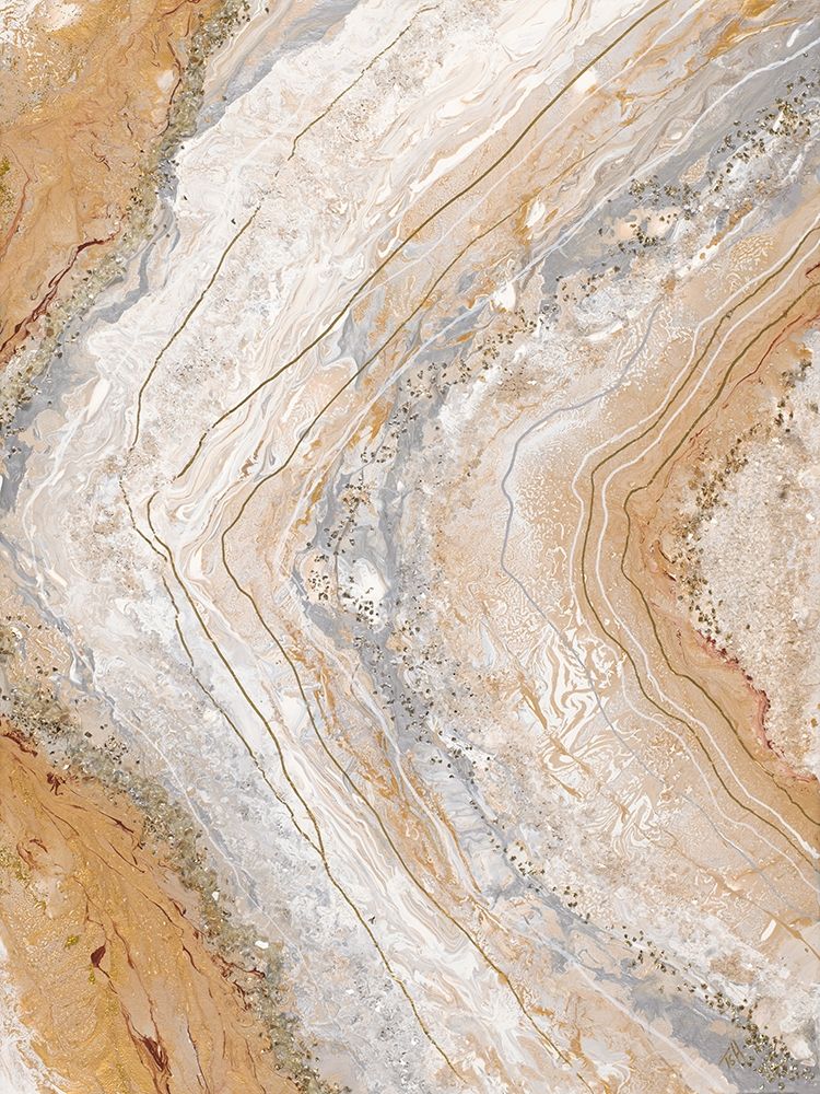 Cool Earth Marble Abstract art print by Tiffany Hakimipour for $57.95 CAD