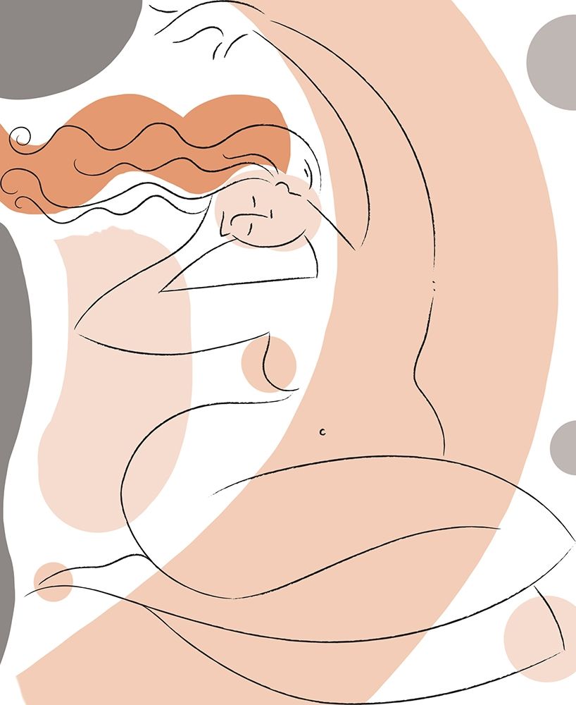 Elegant Line Drawing I art print by Deidre Mosher for $57.95 CAD