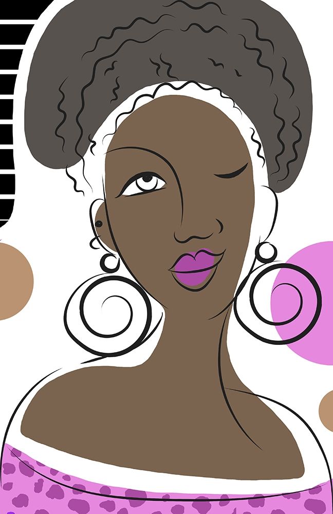 Winking Lady art print by Deidre Mosher for $57.95 CAD