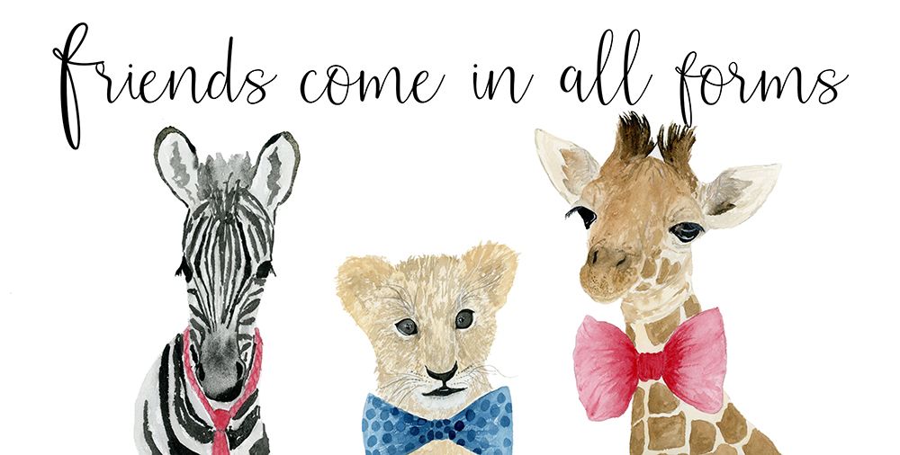 Friends art print by Lucille Price for $57.95 CAD