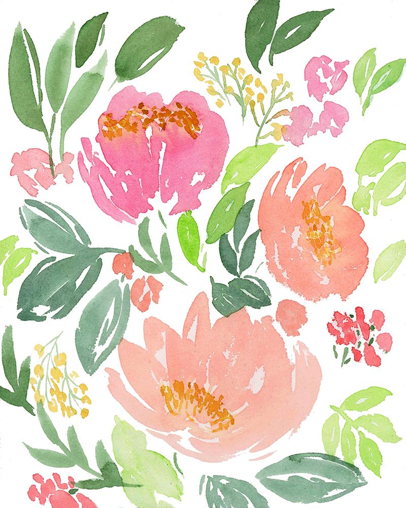 Sarahs Vibrant Garden art print by Lucille Price for $57.95 CAD