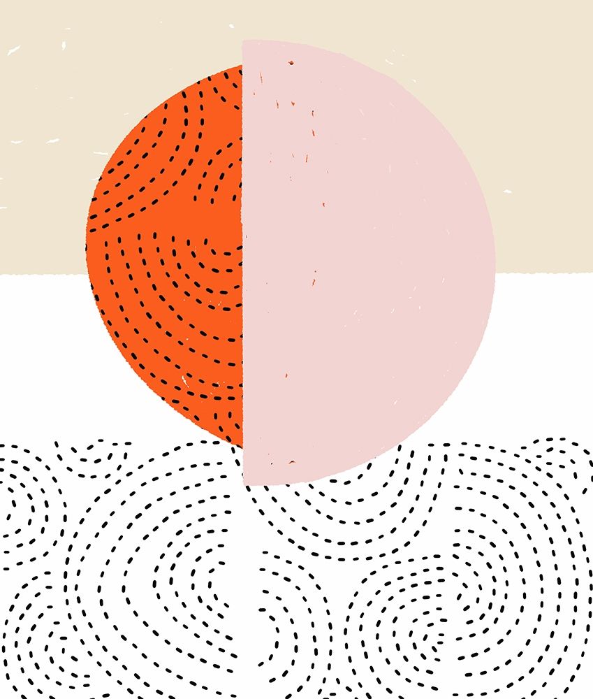 Minimalist Mod Circles art print by Jen Bucheli for $57.95 CAD