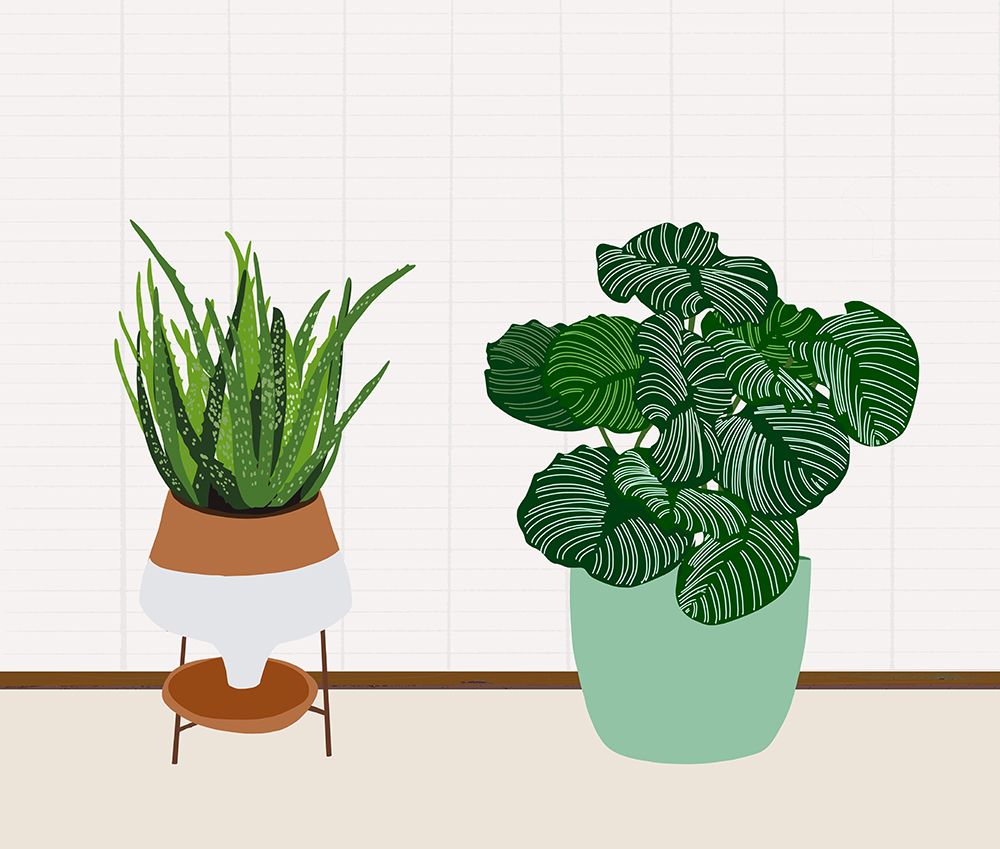 Potted Plant Friends II art print by Jen Bucheli for $57.95 CAD