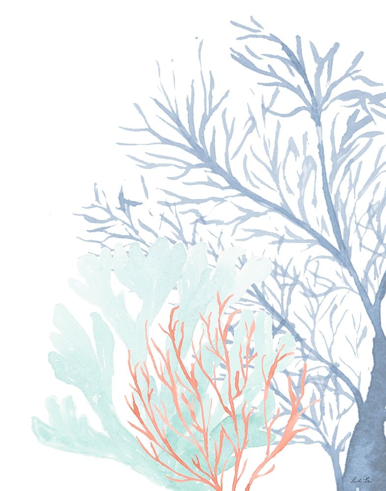 Triple Coral I art print by Lucille Price for $57.95 CAD