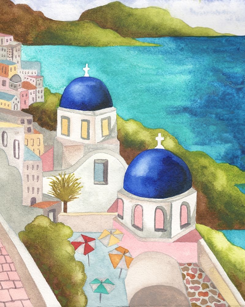 Santori II art print by Elizabeth Medley for $57.95 CAD