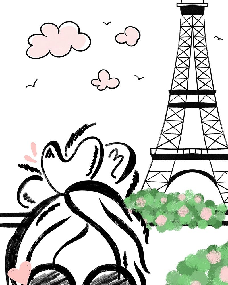 Paris Girl I art print by Anna Quach for $57.95 CAD