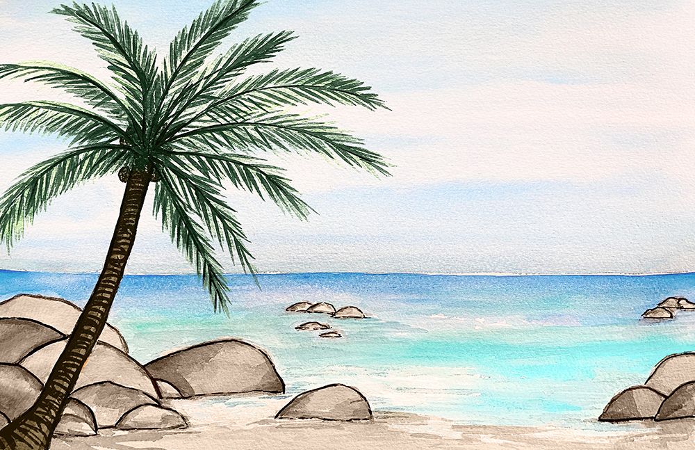 Beach Time Sunrise II art print by Nicholas Biscardi for $57.95 CAD