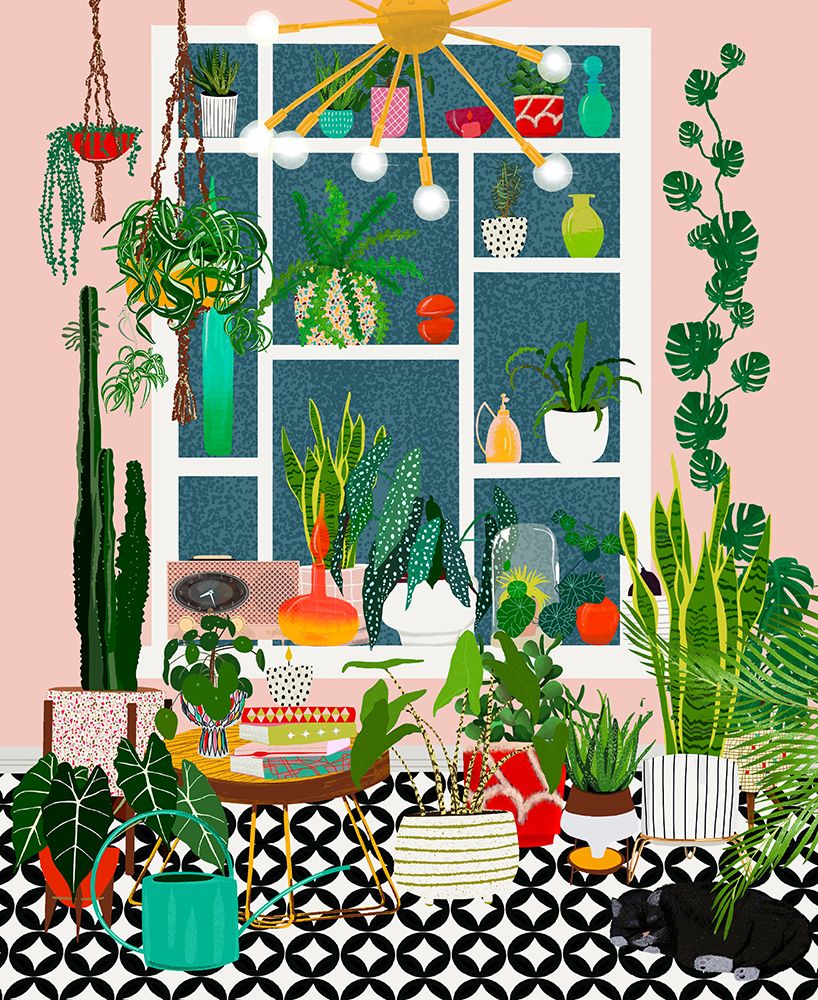 Plant Solarium Bright art print by Jen Bucheli for $57.95 CAD