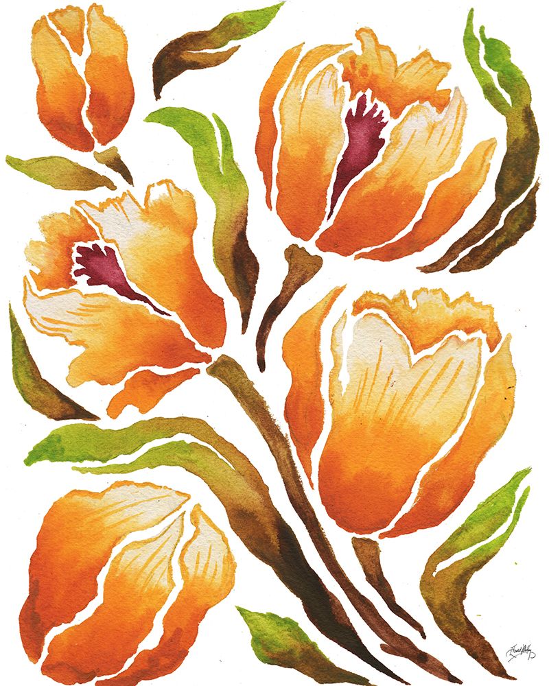 Tulip Bloom art print by Elizabeth Medley for $57.95 CAD