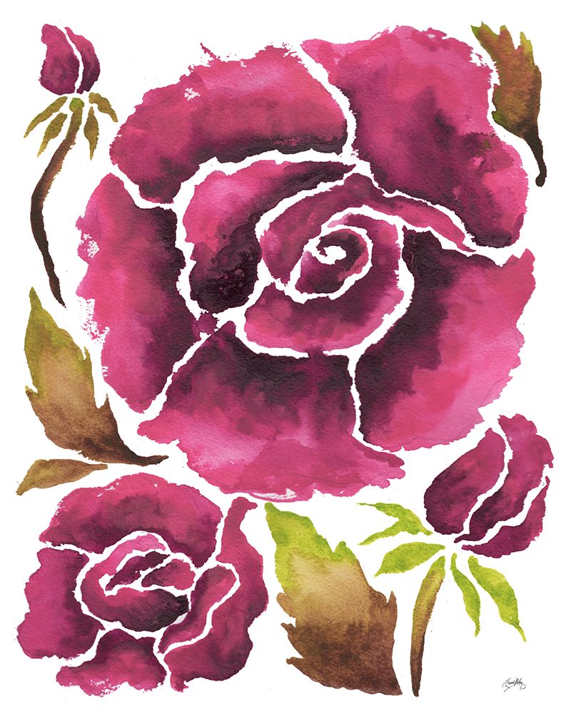 Rose Bloom art print by Elizabeth Medley for $57.95 CAD