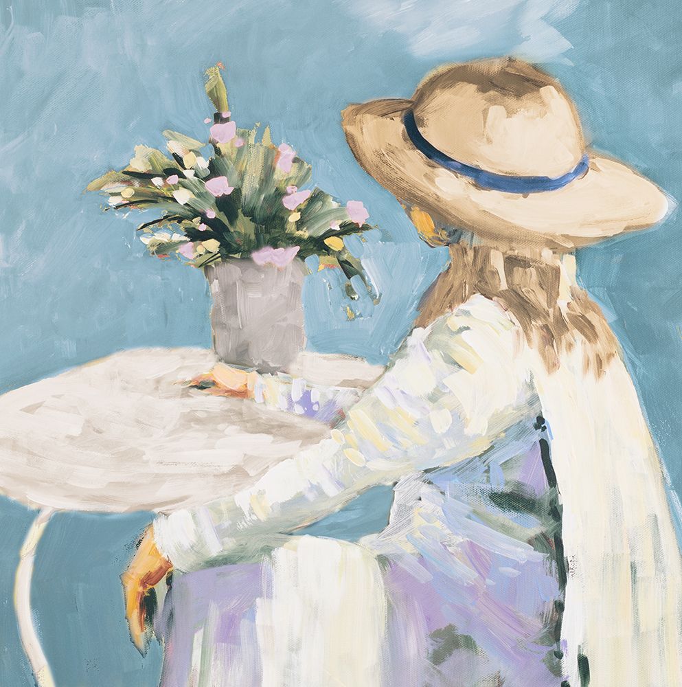 Contemplating art print by Jane Slivka for $57.95 CAD