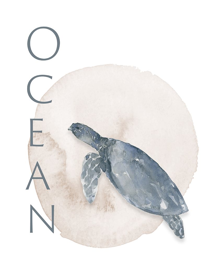 Ocean Turtle art print by Lucille Price for $57.95 CAD