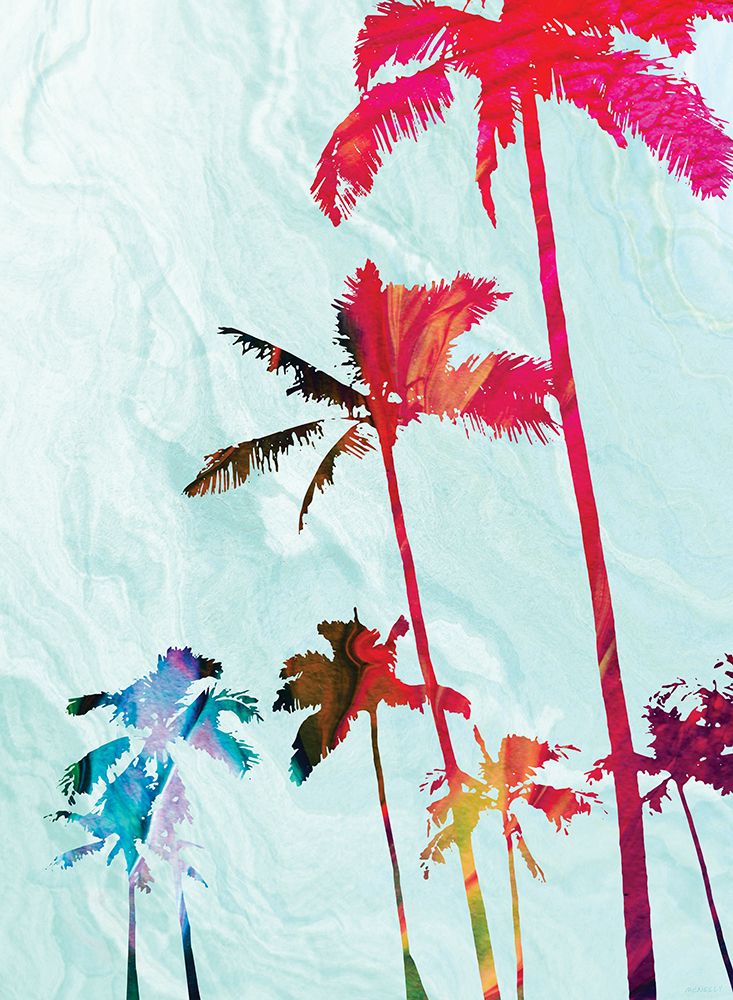 Colorful Palms art print by Dan Meneely for $57.95 CAD