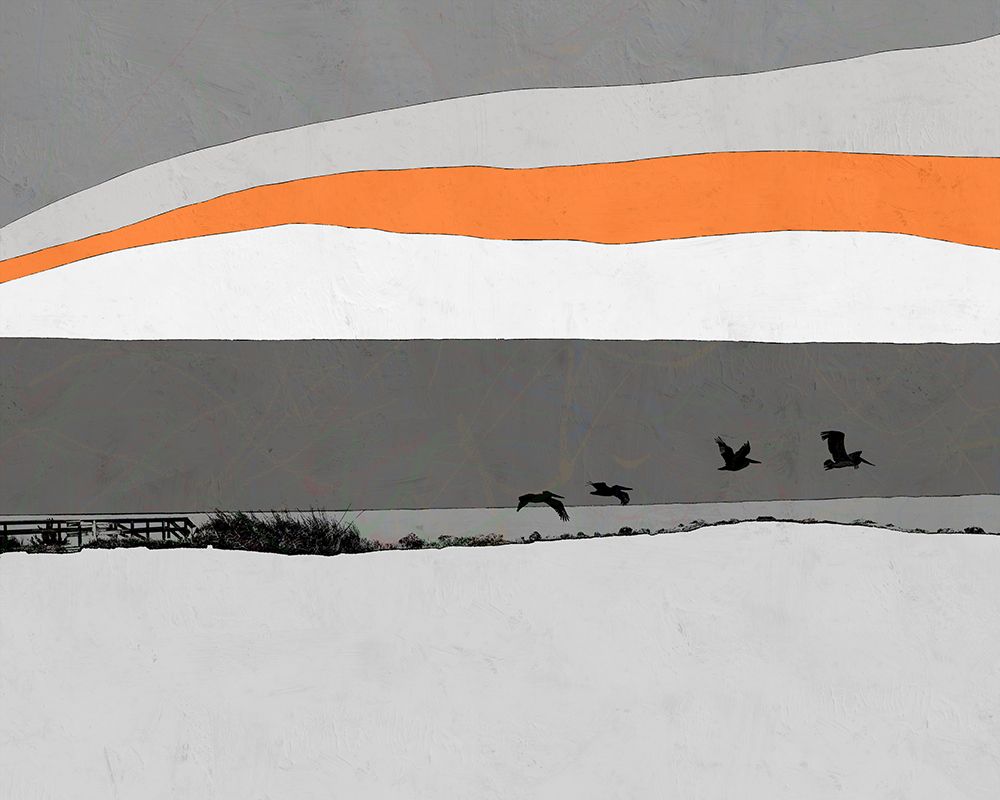 Birds Over Water art print by Ella Tom for $57.95 CAD