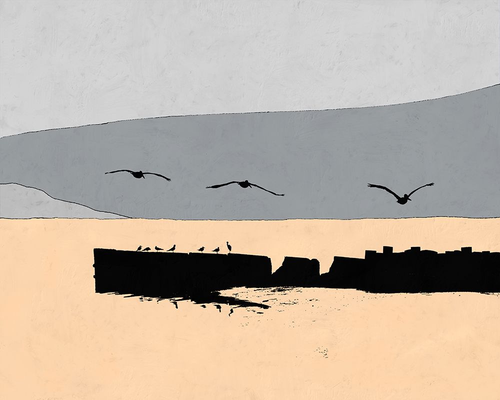 Flying Off The Dock art print by Ella Tom for $57.95 CAD