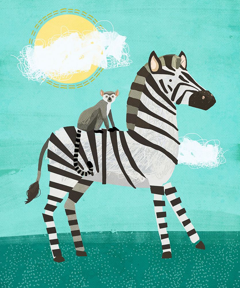Safari Friends II art print by Lucca Sheppard for $57.95 CAD