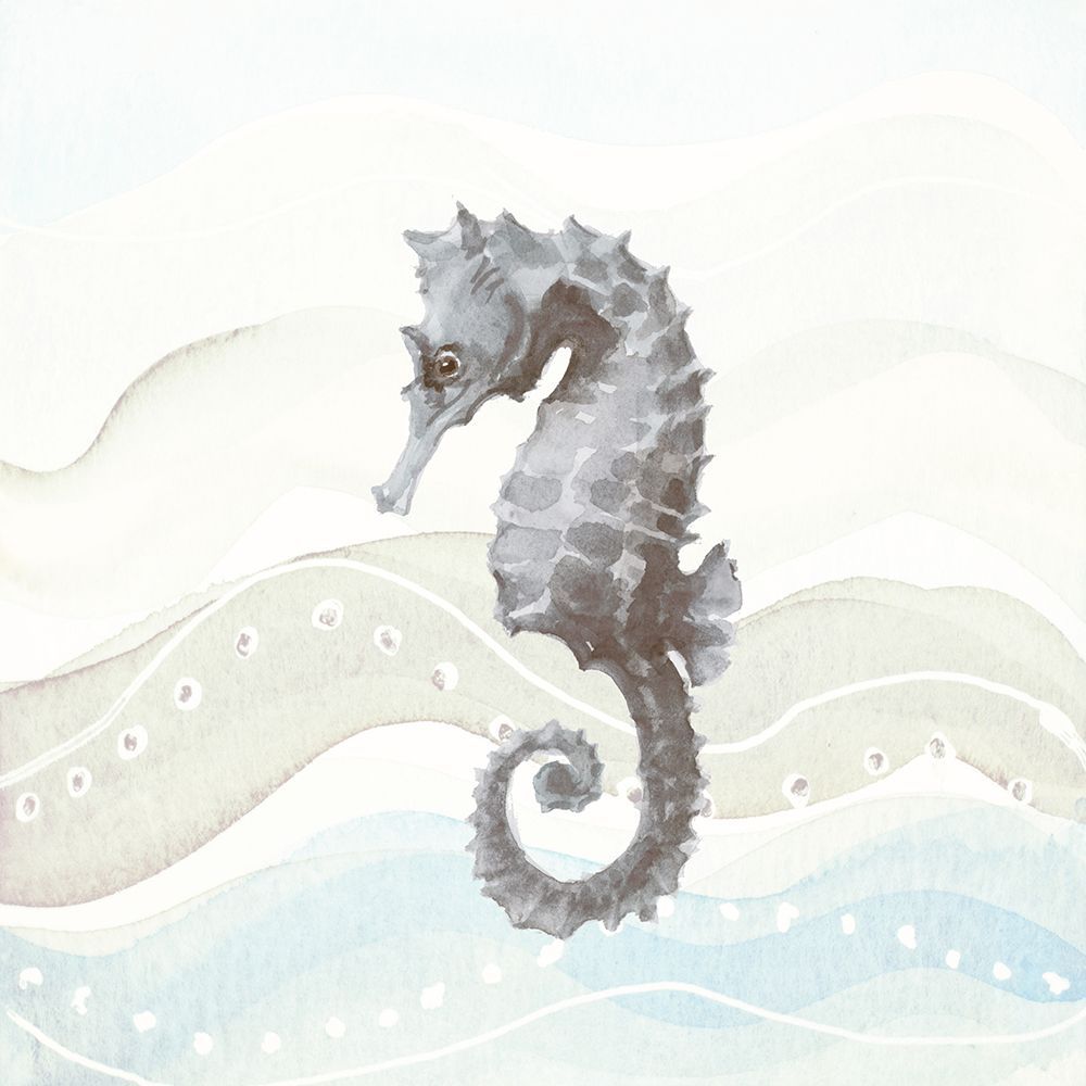 Sea Animal in Waves I art print by Lanie Loreth for $57.95 CAD