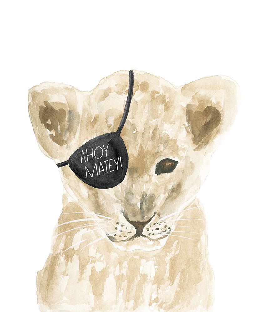 Ahoy Matey Lion art print by Lucille Price for $57.95 CAD