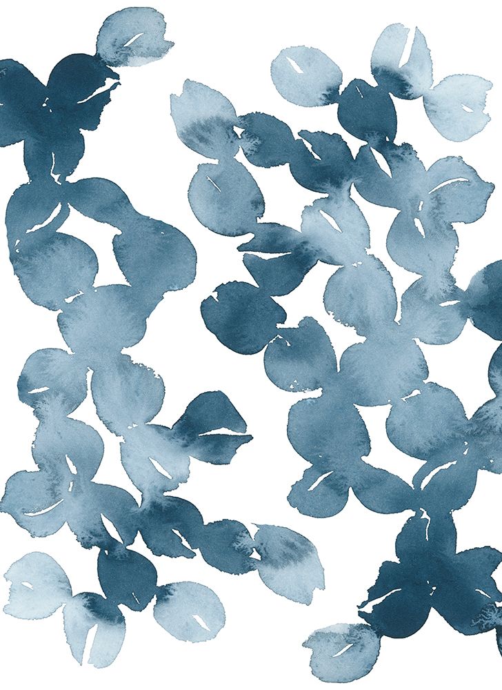 Blue Mod Abstract art print by Lucille Price for $57.95 CAD