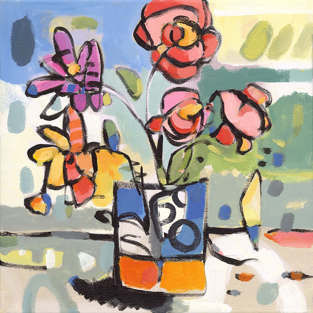 Southern Florals I art print by Vas Athas for $57.95 CAD