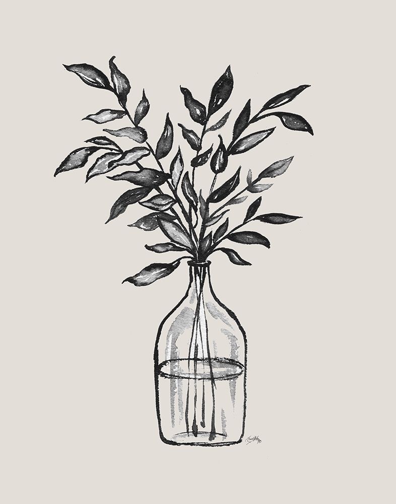 Sketched Blossoms II art print by Elizabeth Medley for $57.95 CAD