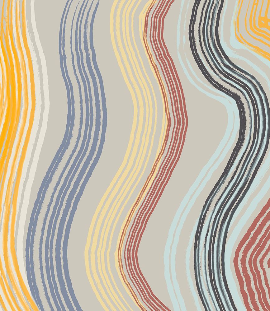 Sandy Hues Band Waves art print by Robin Maria for $57.95 CAD
