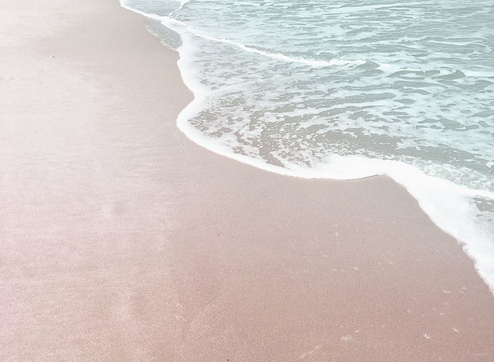 Sandy Pink Shoreline art print by Dan Meneely for $57.95 CAD