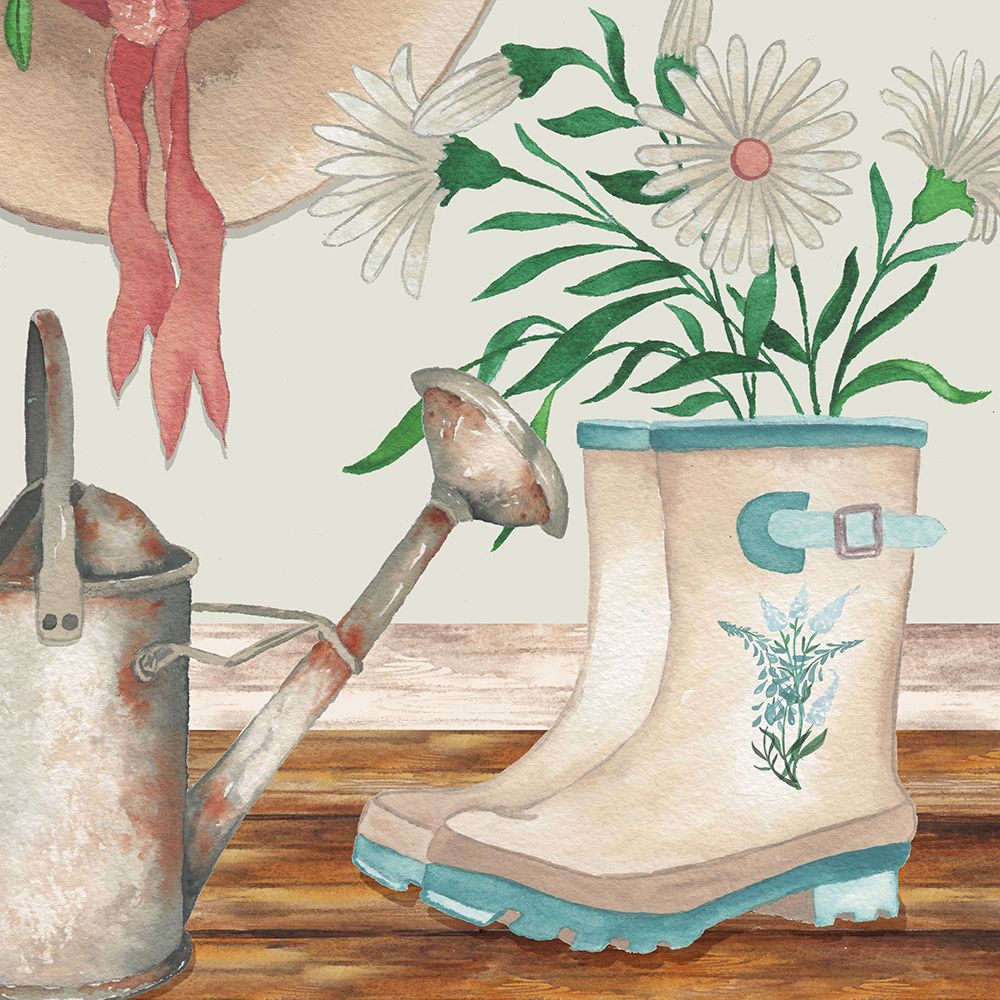 Cottage Scene II art print by Elizabeth Medley for $57.95 CAD
