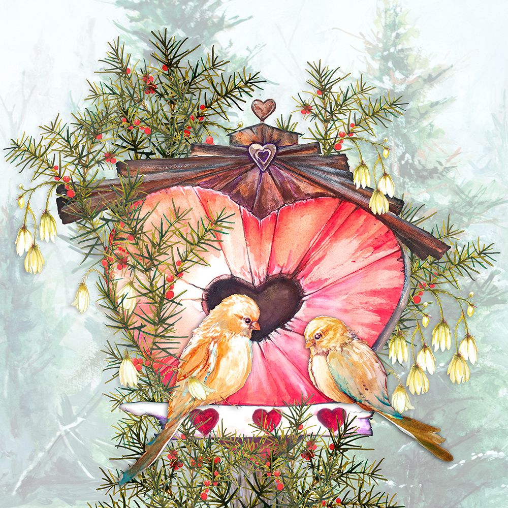 Lovebirds art print by Diannart for $57.95 CAD