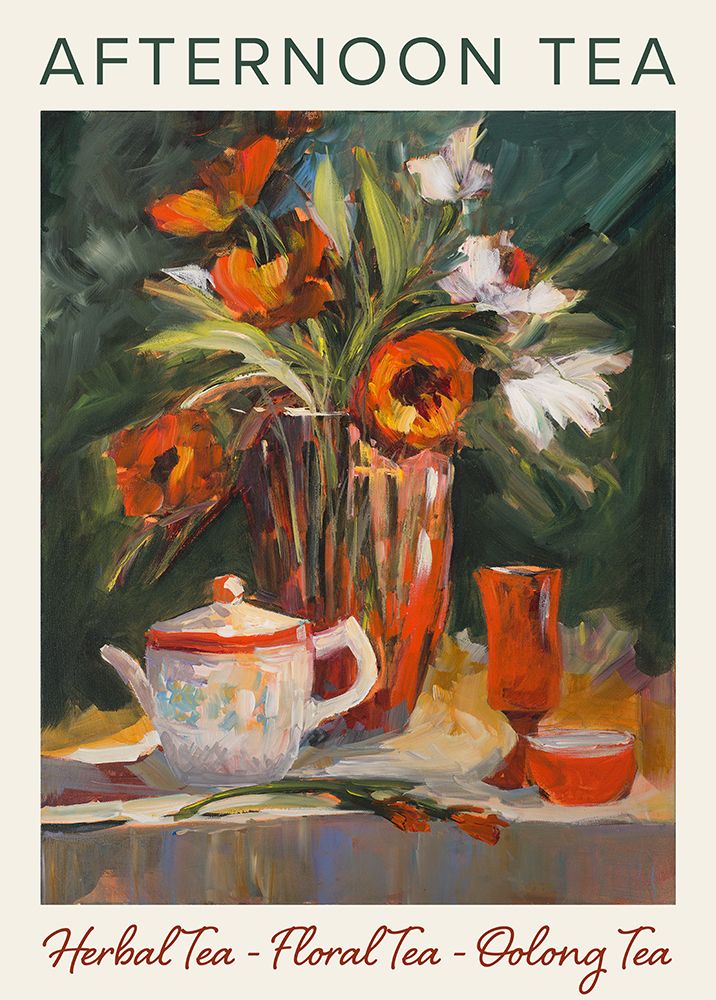 Afternoon Tea art print by Jane Slivka for $57.95 CAD