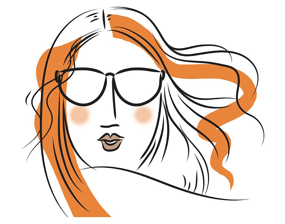 Relaxed Lady art print by Deidre Mosher for $57.95 CAD