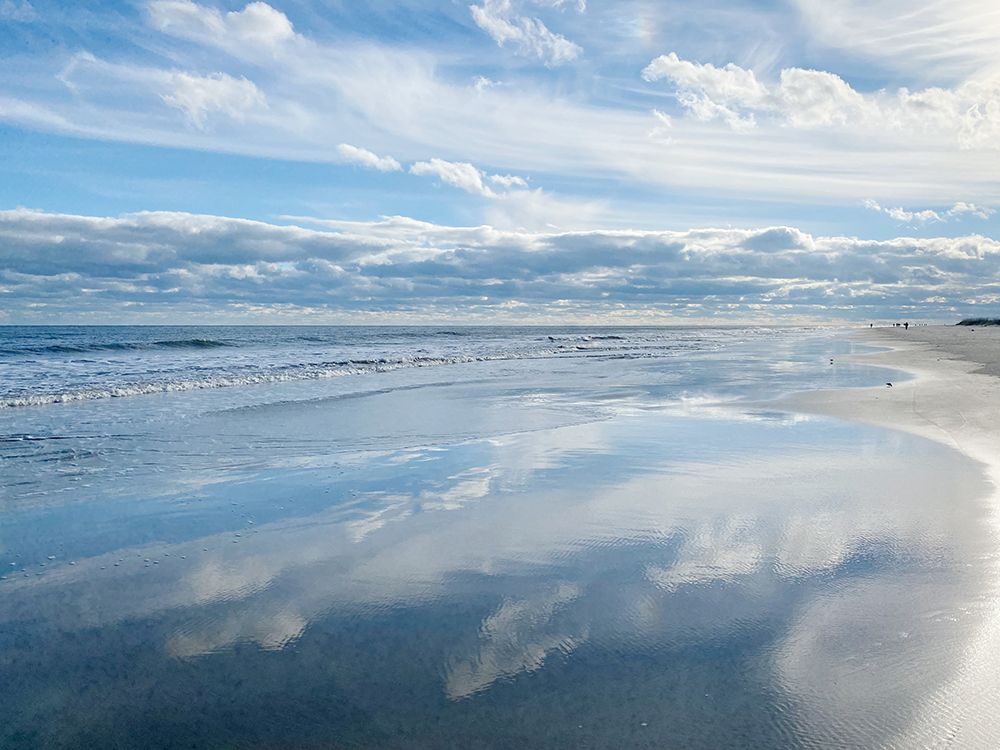 Crystal Blue Reflection art print by Anna Coppel for $57.95 CAD