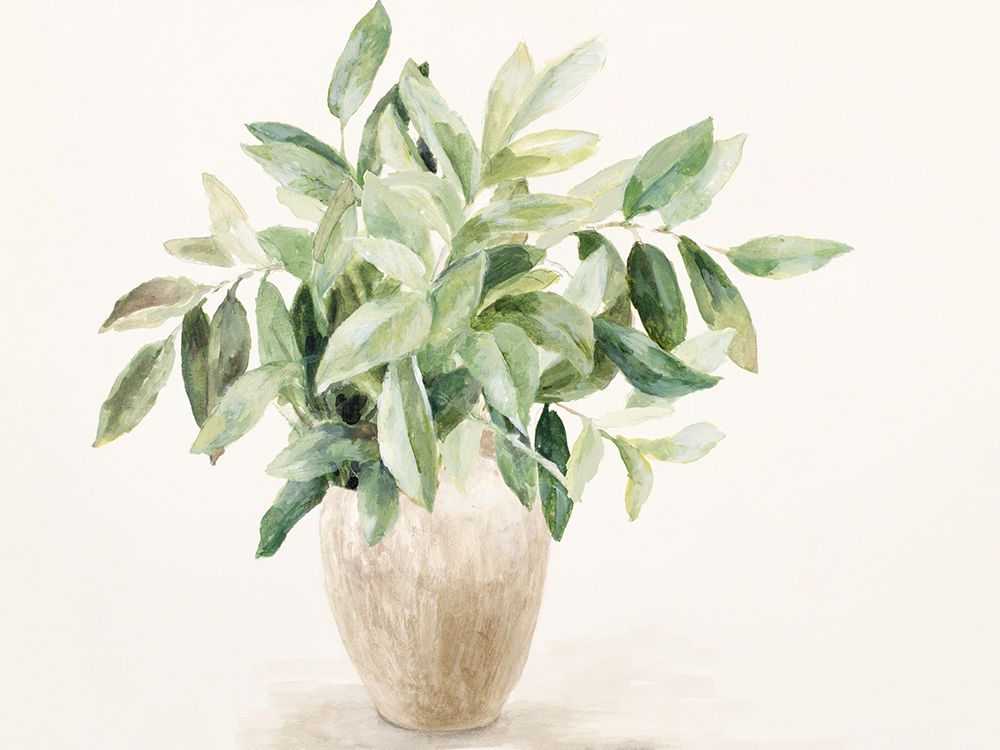 Slender Leaves in Vase II art print by Lanie Loreth for $57.95 CAD