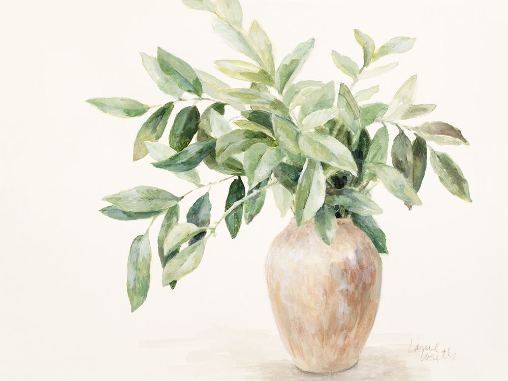 Slender Leaves in Vase I art print by Lanie Loreth for $57.95 CAD