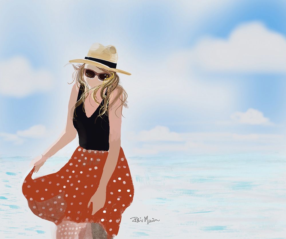 Beach Stroll art print by Robin Maria for $57.95 CAD