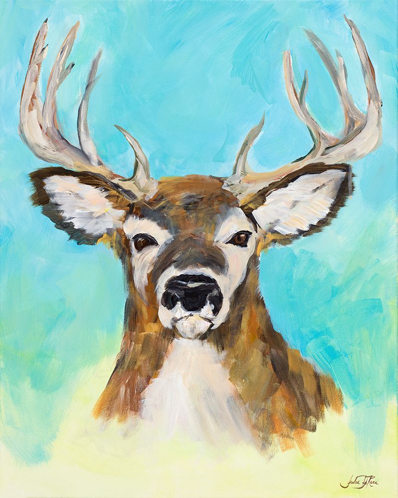 White Tail Deer art print by Julie DeRice for $57.95 CAD