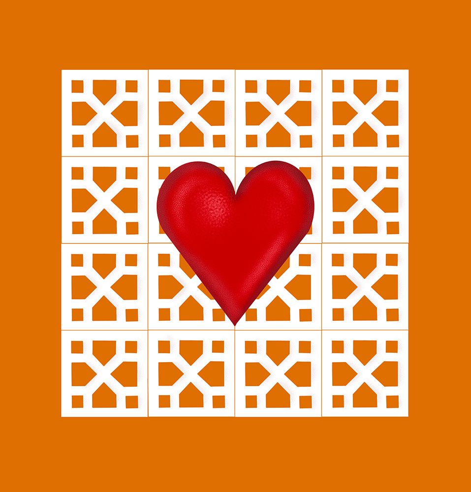 Single Heart art print by Jen Bucheli for $57.95 CAD