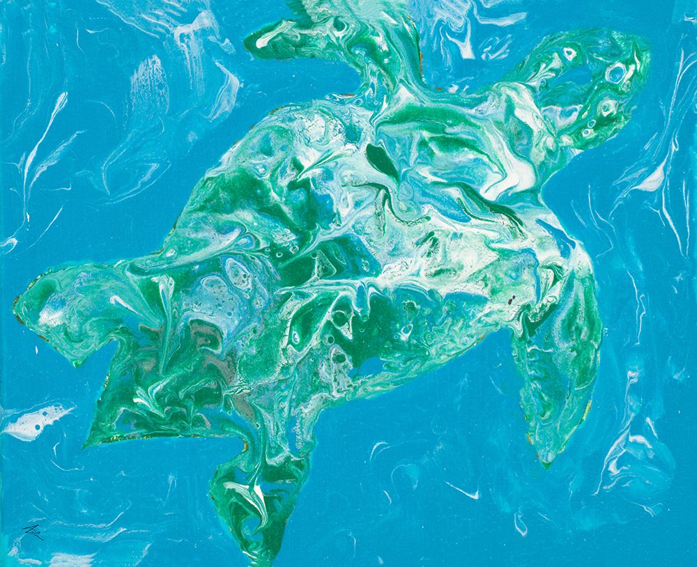 Glimmer Of A Turtle art print by Ajoya Grace for $57.95 CAD