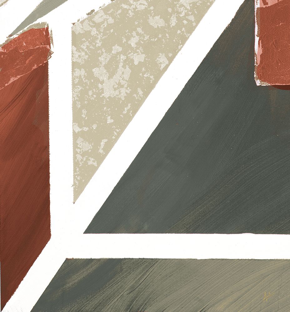 Grounded Geometric Abstract I art print by Ajoya Grace for $57.95 CAD