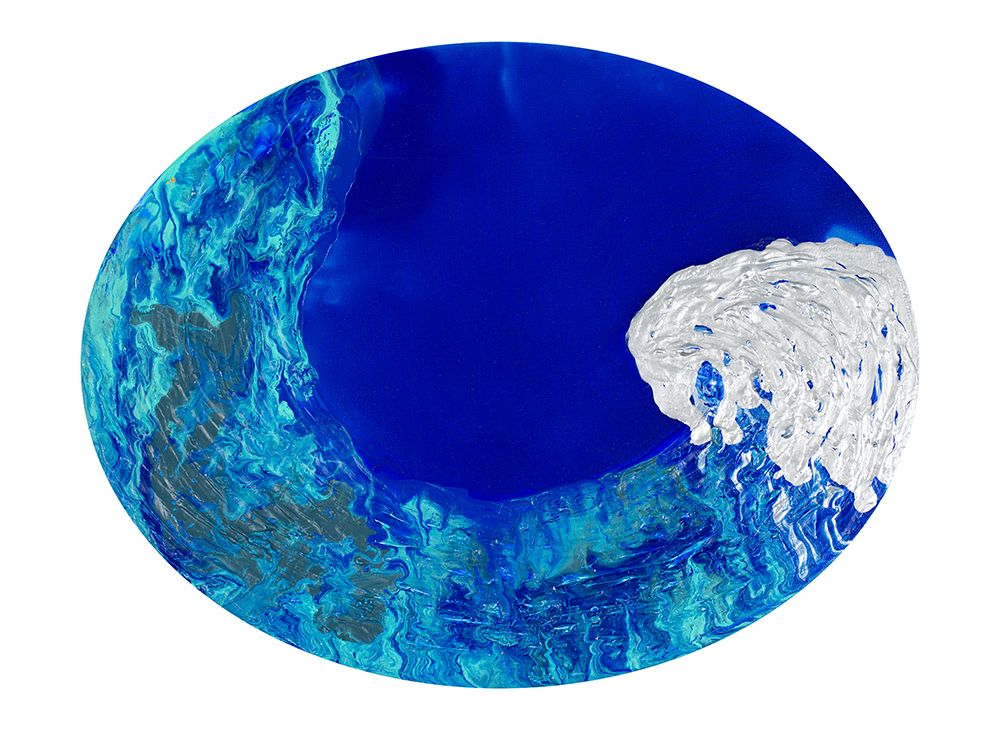 Earth Waves Away art print by Ajoya Grace for $57.95 CAD