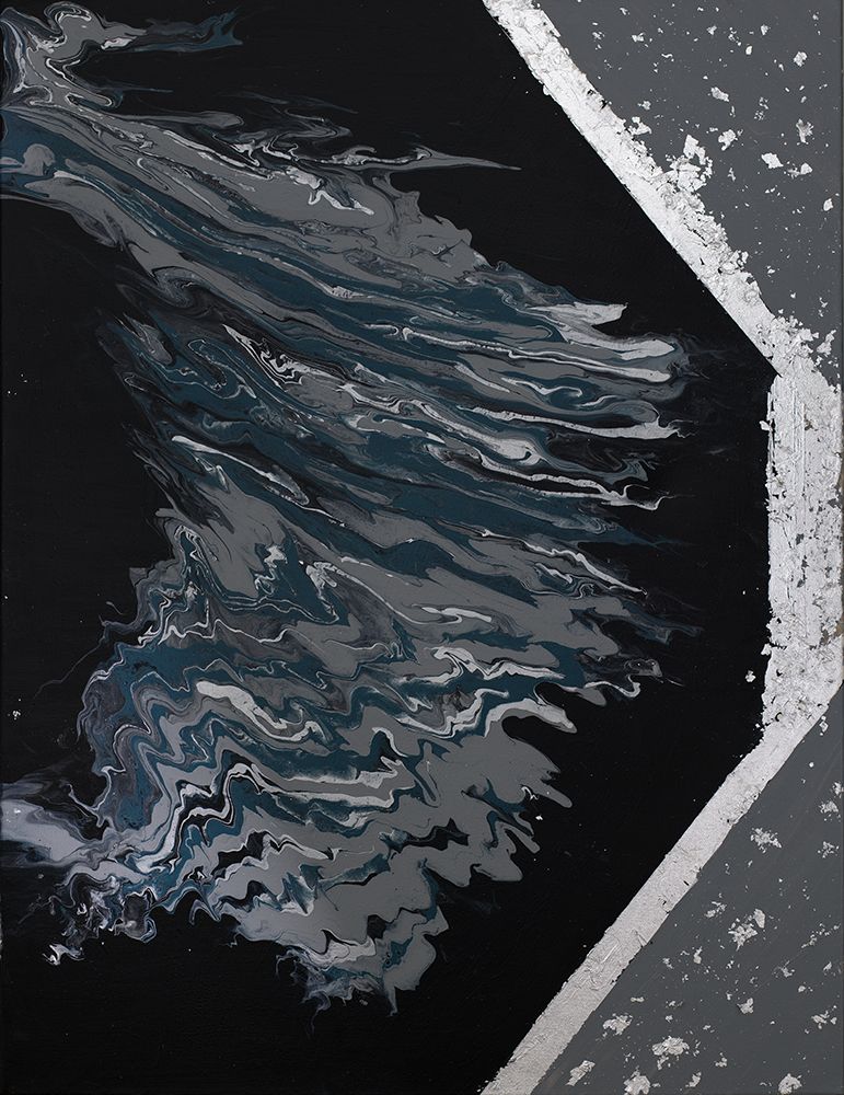 Gris Tornade art print by Ajoya Grace for $57.95 CAD