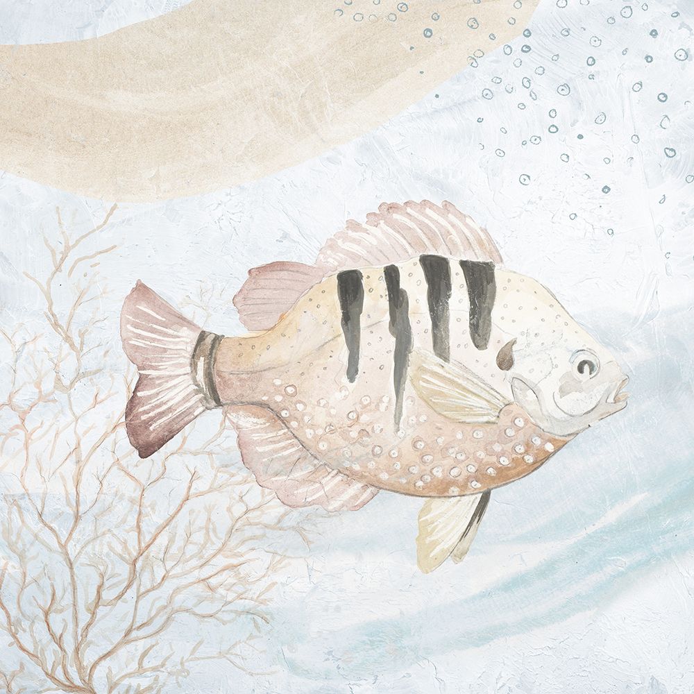 Ocean Oasis Waves Tropical Fish II art print by Patricia Pinto for $57.95 CAD