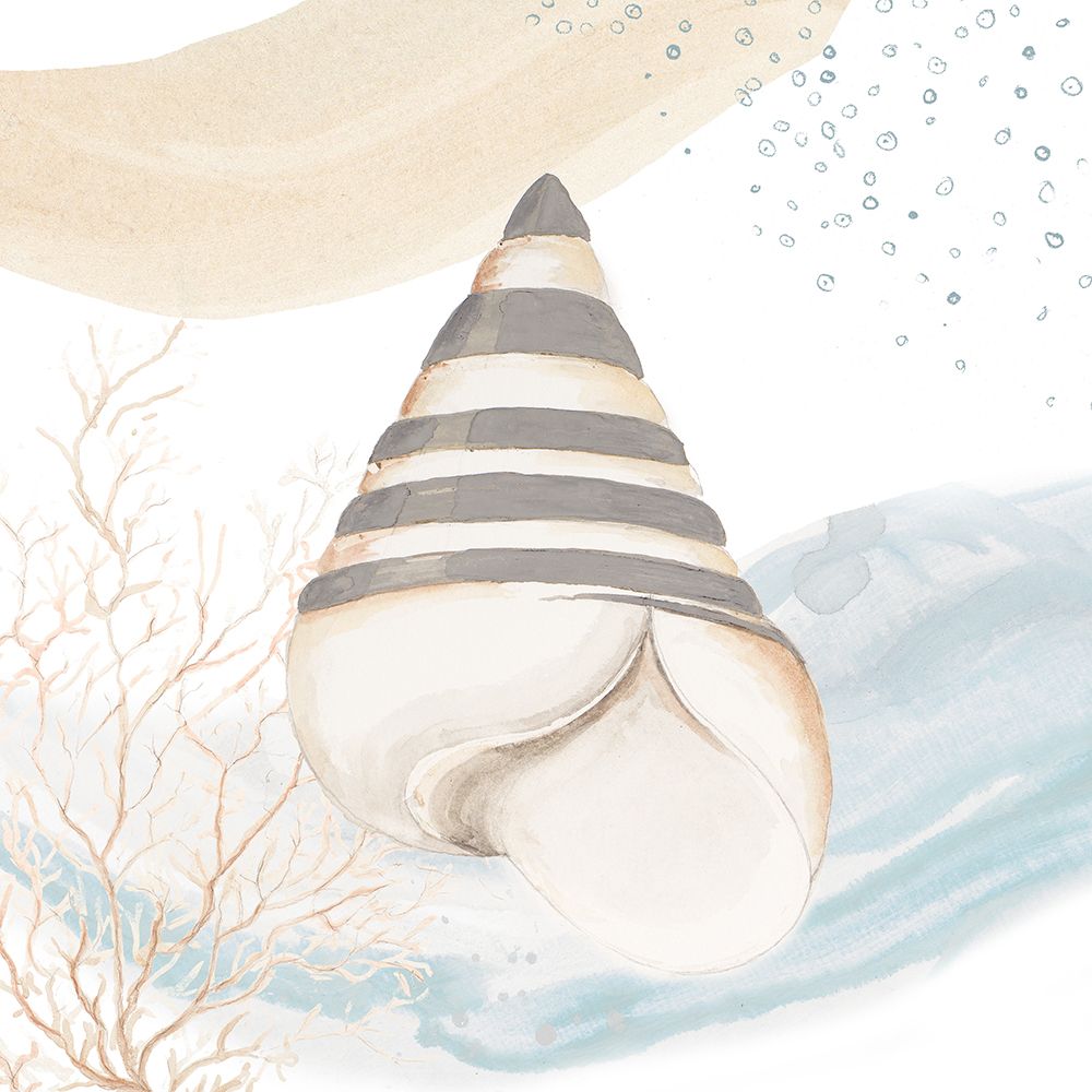 Ocean Oasis Wave Tropical Shell II art print by Patricia Pinto for $57.95 CAD