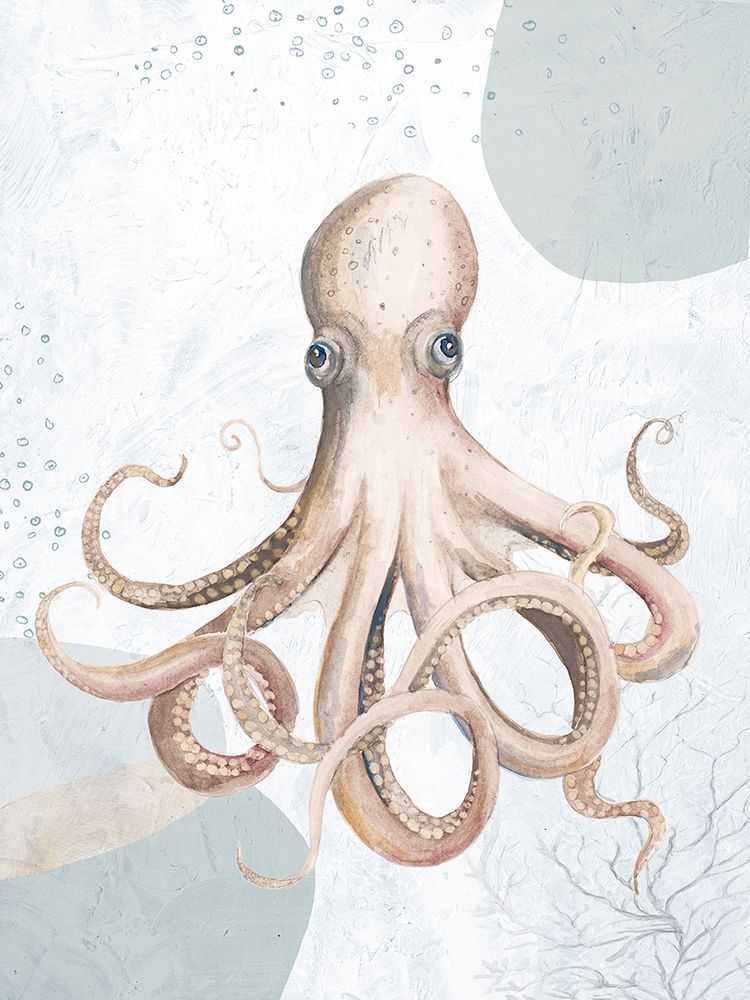 Ocean Oasis Octopus II art print by Patricia Pinto for $57.95 CAD