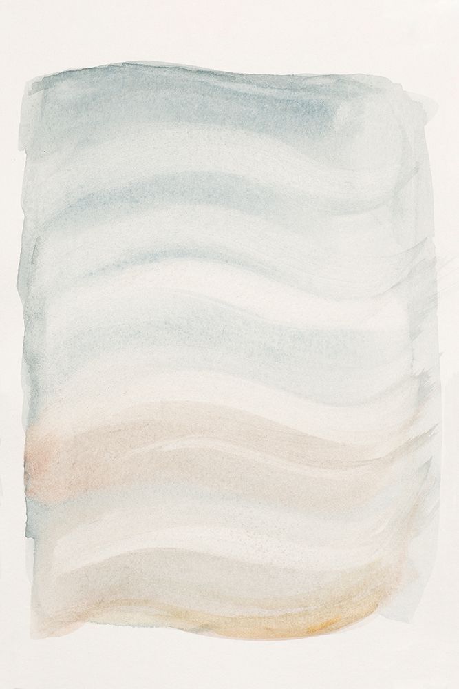 Soft Tropical Waves Abstract art print by Patricia Pinto for $57.95 CAD
