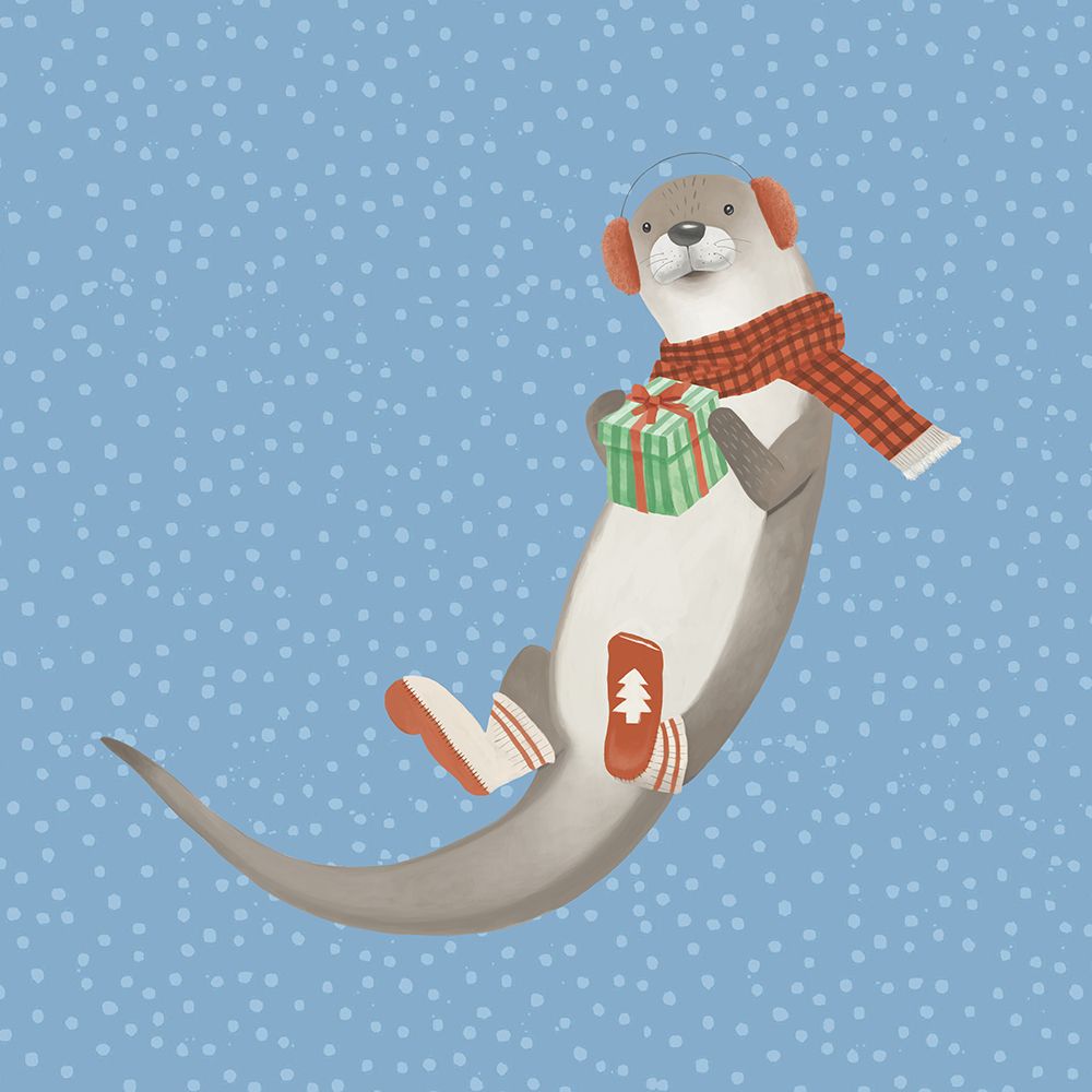 Festive Seal art print by Lucca Sheppard for $57.95 CAD