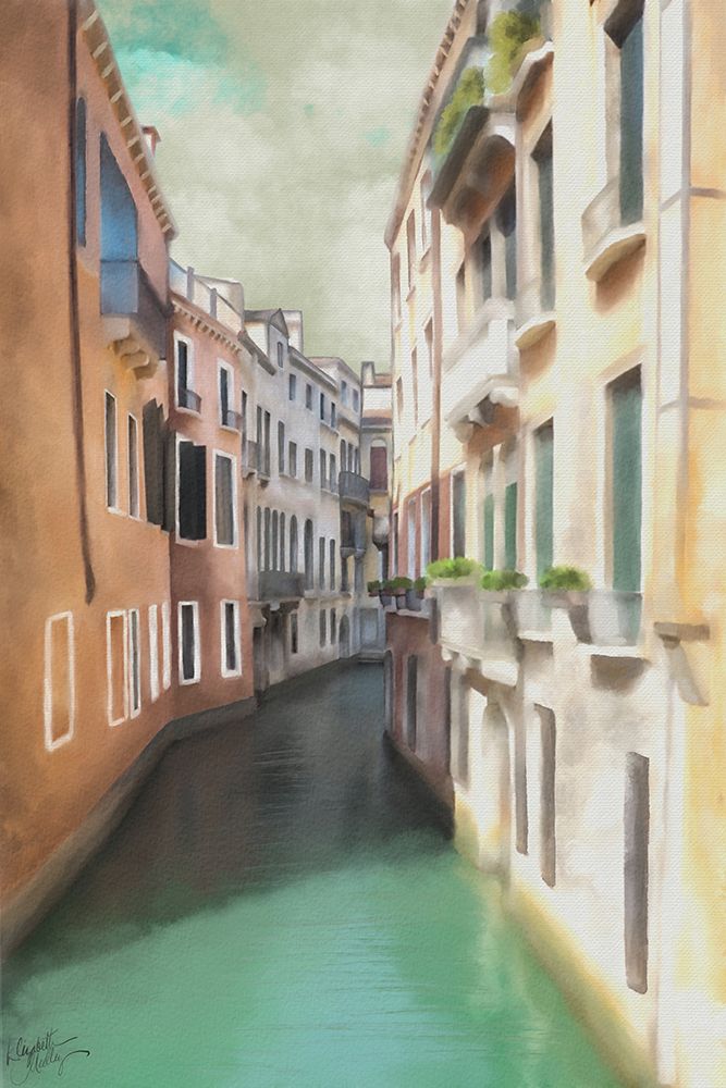 Venetian Canal art print by Elizabeth Medley for $57.95 CAD