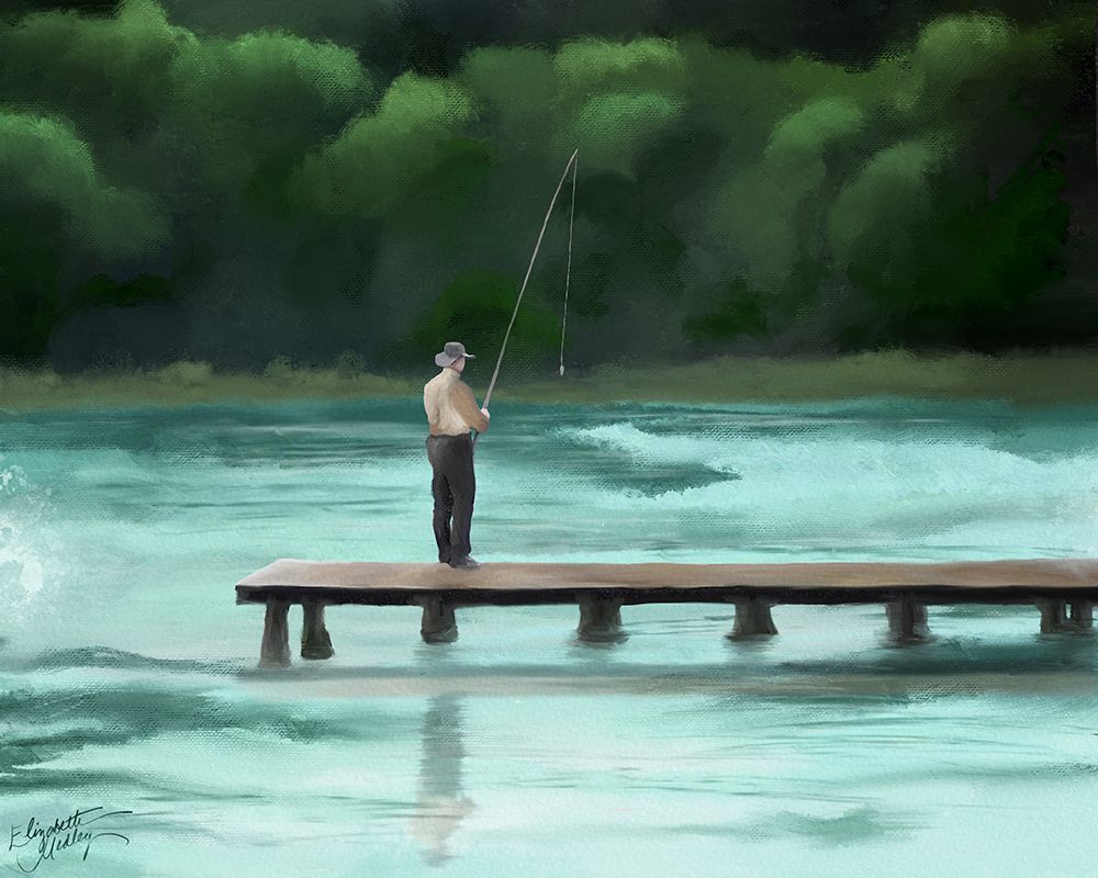 Fisherman art print by Elizabeth Medley for $57.95 CAD